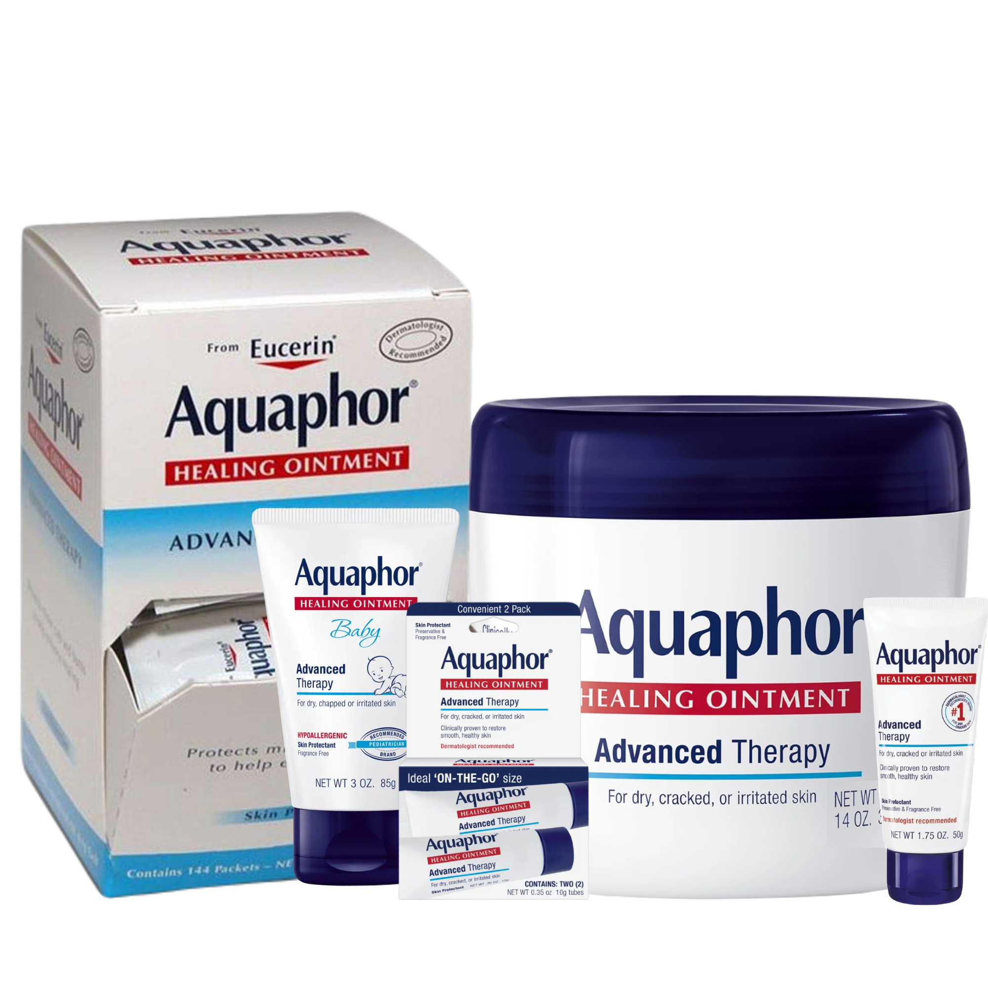 Aquaphor Advanced Therapy Healing Ointment 1.75 oz Tube
