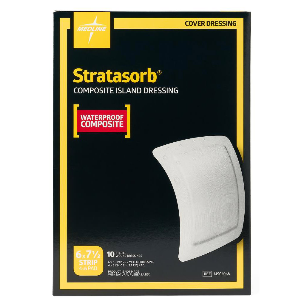 Stratasorb Composite Island Dressing With Four-Layer Construction Stratasorb Composite Island Dressing With Four-Layer Construction