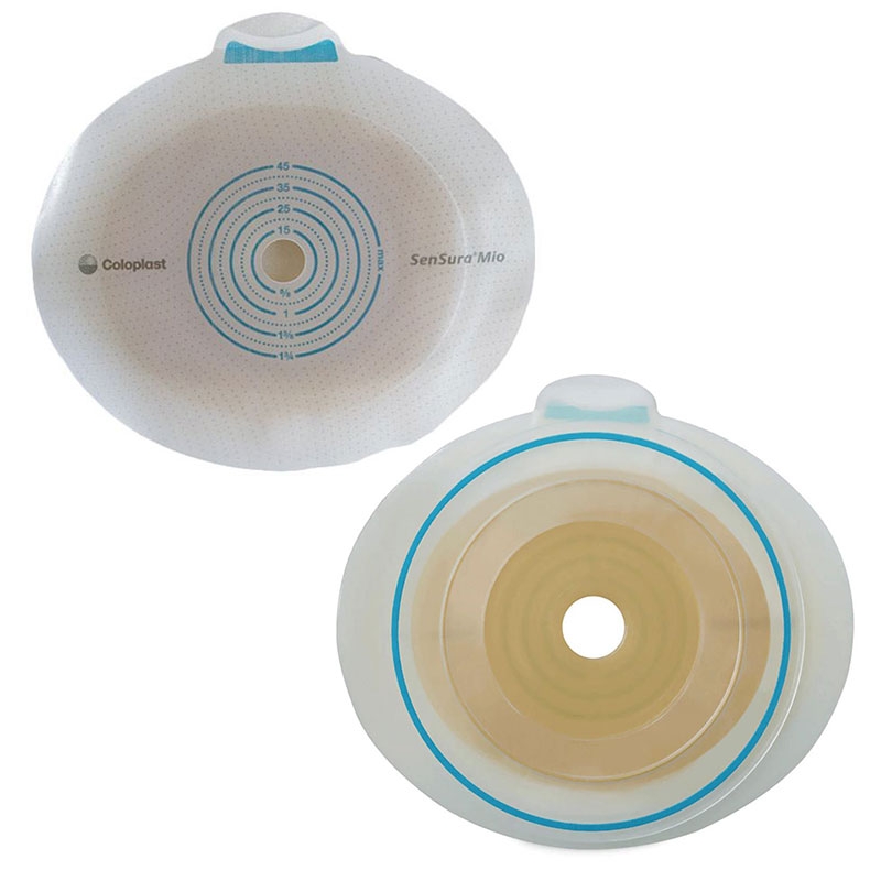 SenSura Mio Click Two-Piece Ostomy Barrier with Audible Click Coupling